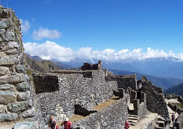 Ruins along the Inca Trail of Peru