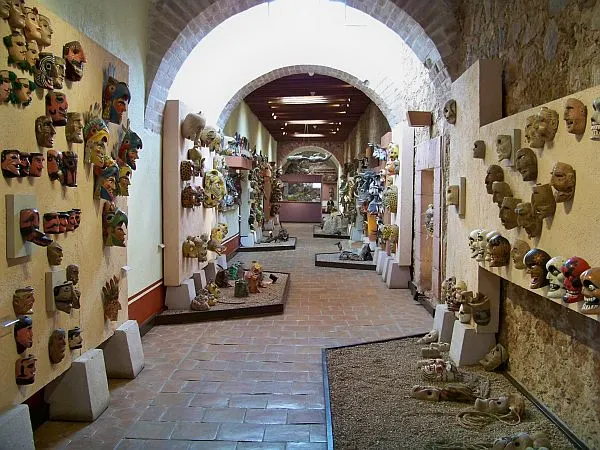 Mexican masks museum Zacatecas