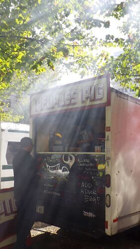 Eating at street food stalls is a good way to prepare for long-distance travel. One of 11 tips on round-the-world preparation.