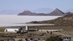 village on the Uyuni Salt Flat of Bolivia
