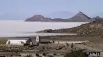 village on the Uyuni Salt Flat of Bolivia