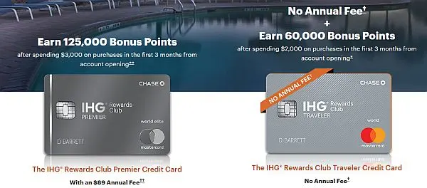 IHG card comes with travel perks