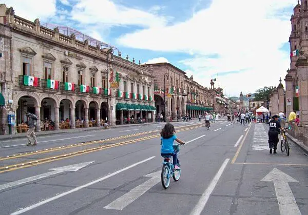 Morelia in central Mexico 