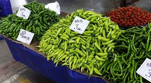 local market shopping Turkey