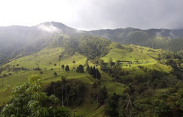 flying in Colombia