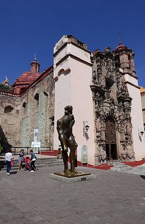 The historic center of Guanajuato, Mexico in the highlands