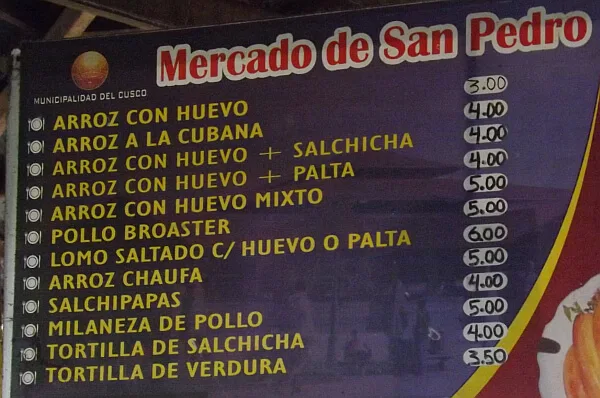 Mercado meal