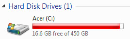 full hard drive