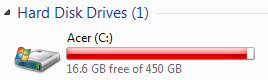 full hard drive
