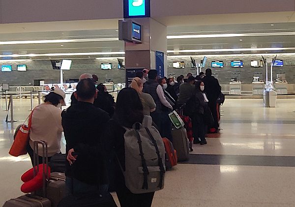 airport line held up