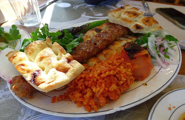 Turkish restaurant food
