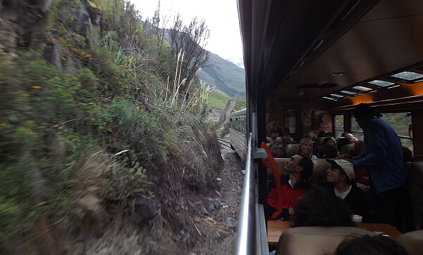 view from a train