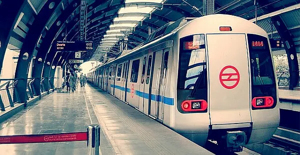 Delhi metro in India