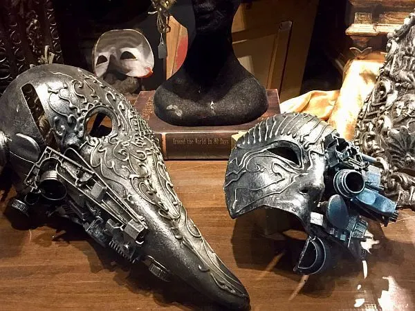 steampunk masks in Venice