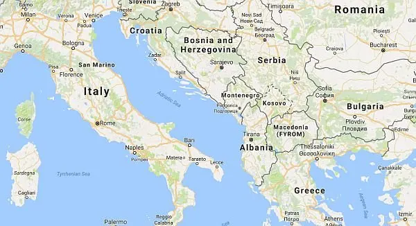 living in Albania