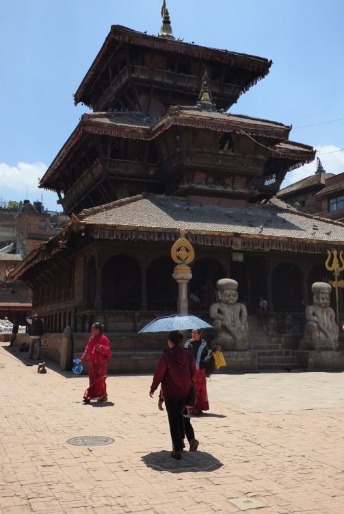 Dattatreya Temple on Dattatreya Square in Bhaktapur Nepal