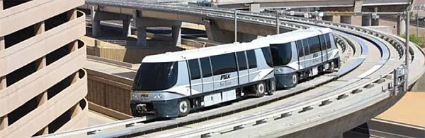 Phoenix train from the airport to the city