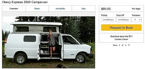 motorhome rental