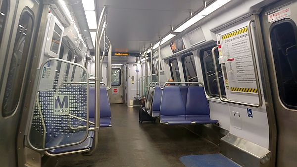 metro train from the airport