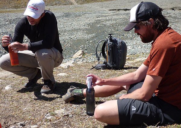 Steripen water purifier clean water hiking
