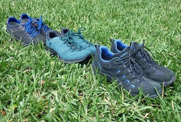 Lowa shoes for travel and hiking