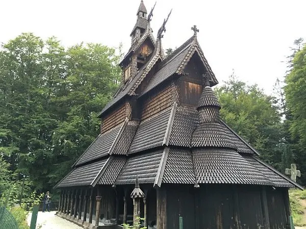 stave church in Bergen, Norway