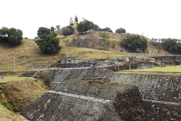 Mexican magic town Cholula in Puebla state