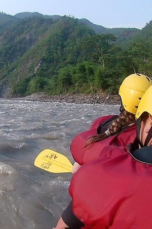 Whitewater rafting trip from Kathmandu, Nepal on the Trishuli River