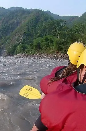 Whitewater rafting trip from Kathmandu, Nepal on the Trishuli River