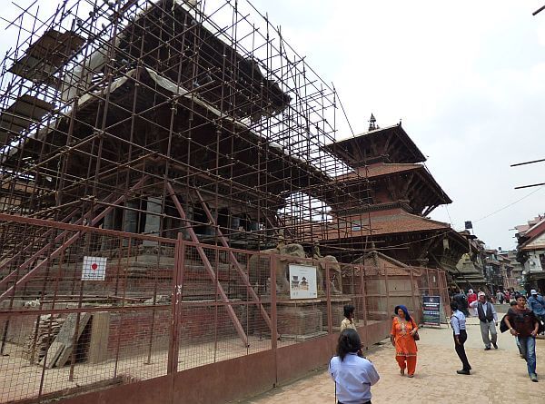 Patan Nepal in rebuilding mode