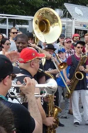 Urban Science Brass Band at Montreal Festival de Jazz International 