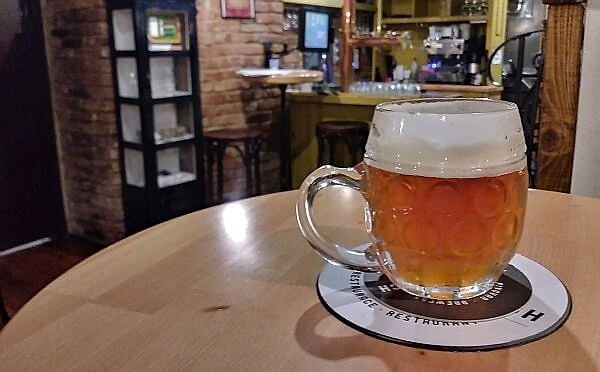 Czech microbrew in Prague