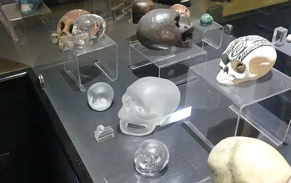 Mexican skulls in the Museum of Death
