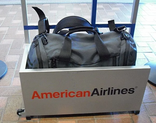 traveling with a carry on bag