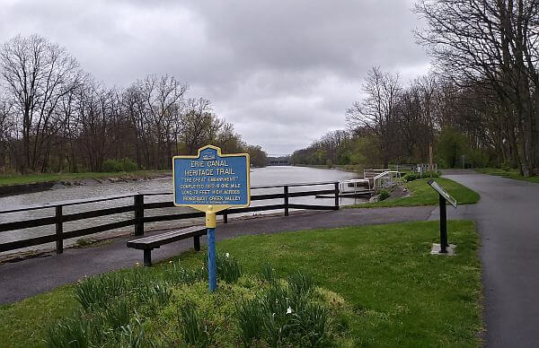 Erie Canal trail for biking