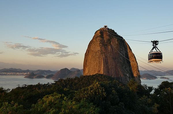 a trip to Sugarloaf Mountain in Brazil costs around $30