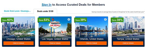 cheap flight deals