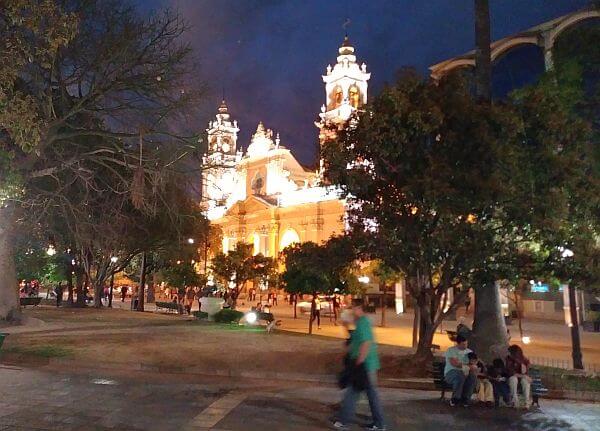 outside my vacation rental in Argentina