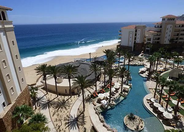 more amenities at a big resort 
