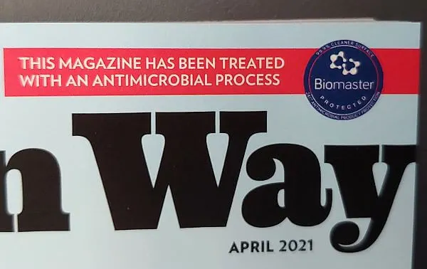 American Airline magazine treated