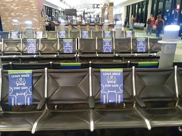 Tampa airport flying during a pandemic
