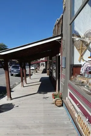 Virginia City sidewalk