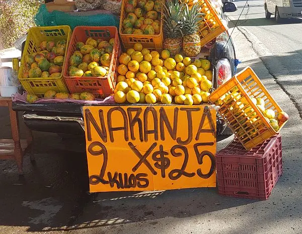What you get for 25 pesos in Mexico