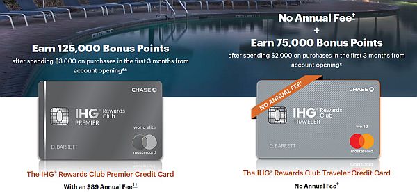 IHG credit card for free hotel stays