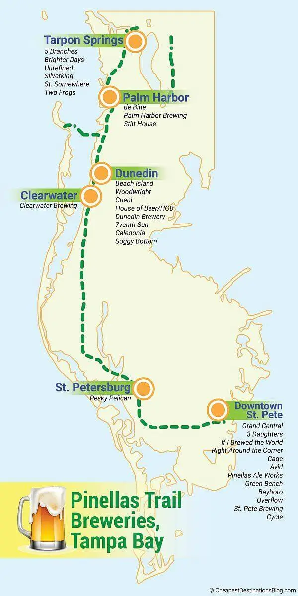 Pinellas Trail breweries Tampa Bay Florida