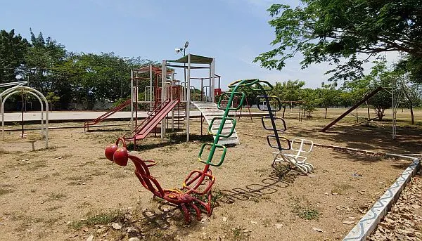 playground near the Puerto Vallarta bus terminal