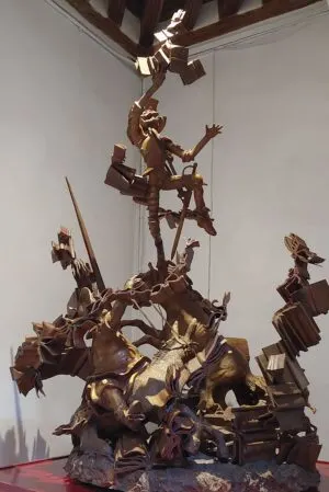 Don Quixote Iconografico museum sculpture