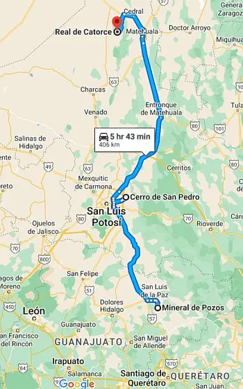 Mexico ghost towns road trip