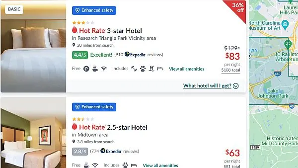 find the best hotel values 