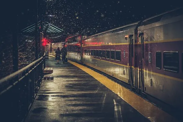 overnight train trip on rail sleepers